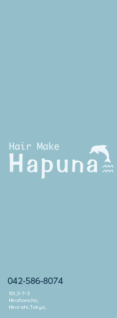 ヘアメイク　ハプナ　Hair Make Hapuna 042-586-8074